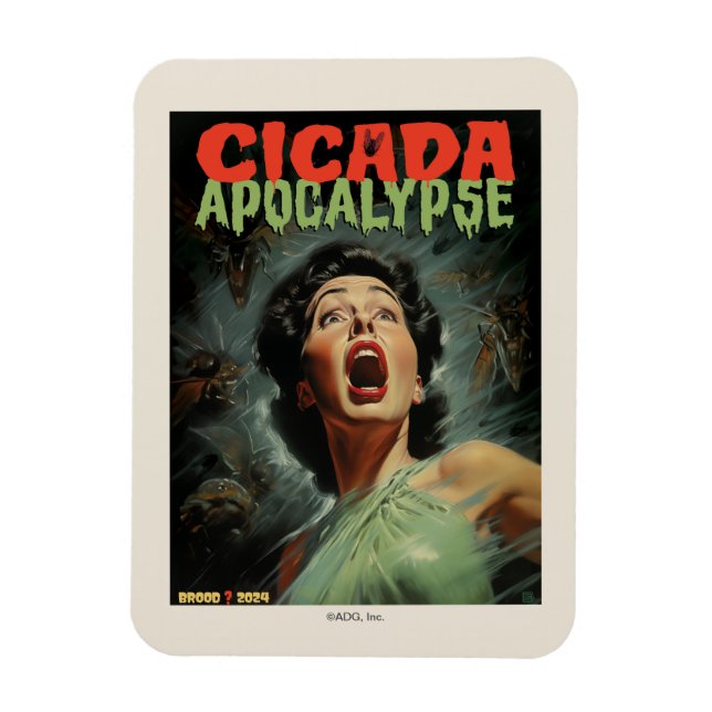 Ímã Cicada Apocalypse 2024 (Vertical)