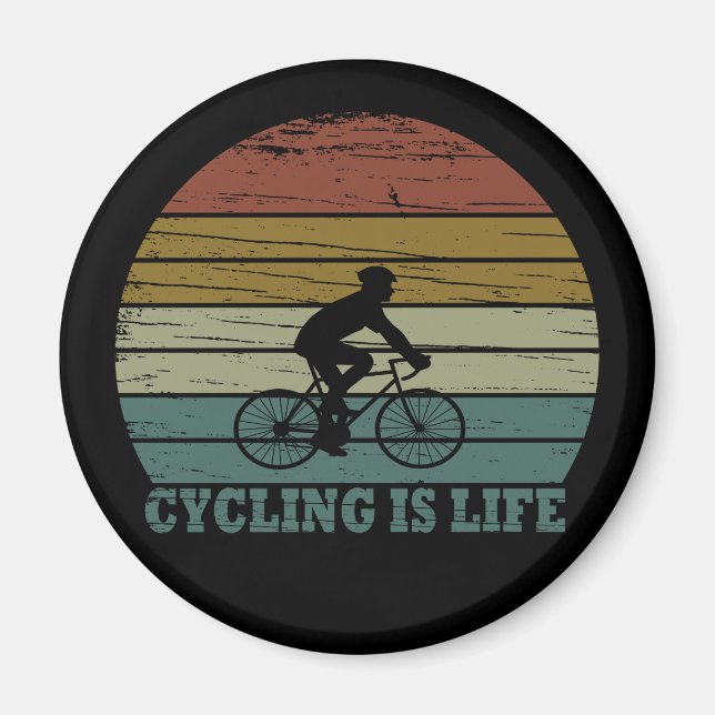 Imã Ciclismo De Montanha Mtb Ciclismo Engraçado (Frente)