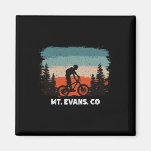 Imã Ciclismo de Montanha Retro Pôr do Sol Vintage Mt.