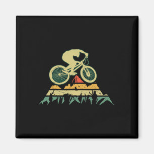 Imã Ciclismo de Montanha Vintage Silhueta Ciclista B