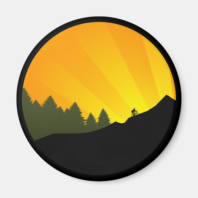 Imã ciclismo : montanha rayz : (Frente)