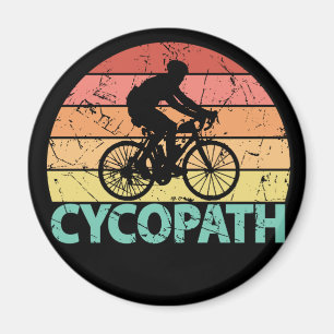 Imã Ciclista Engraçado Cycopath Ciclismo