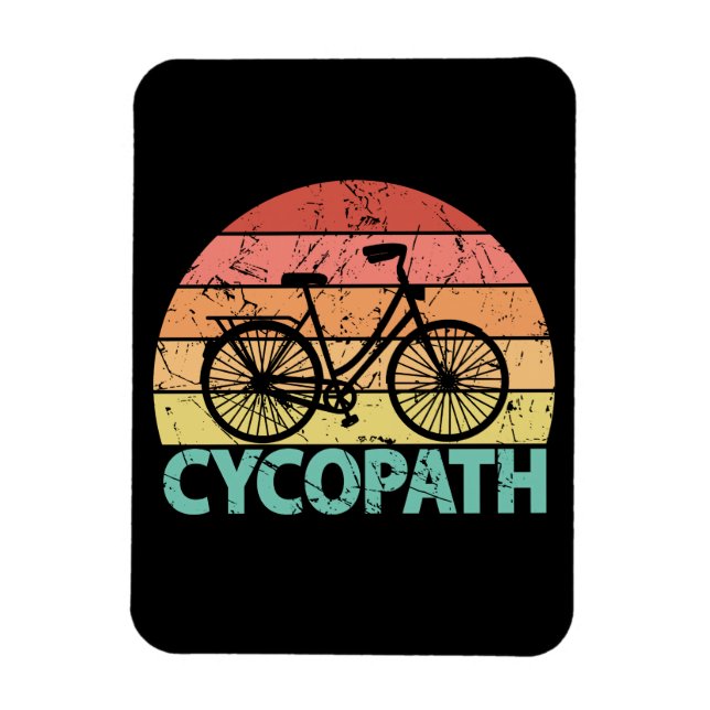 Ímã Ciclo de Ciclo Engraçado pelo Cycopath (Vertical)