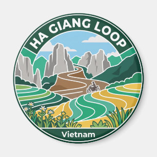 Imã Ciclo de Ha Giang no Vietnã