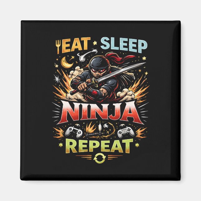 Imã Ciclo de Vida Ninja (Frente)