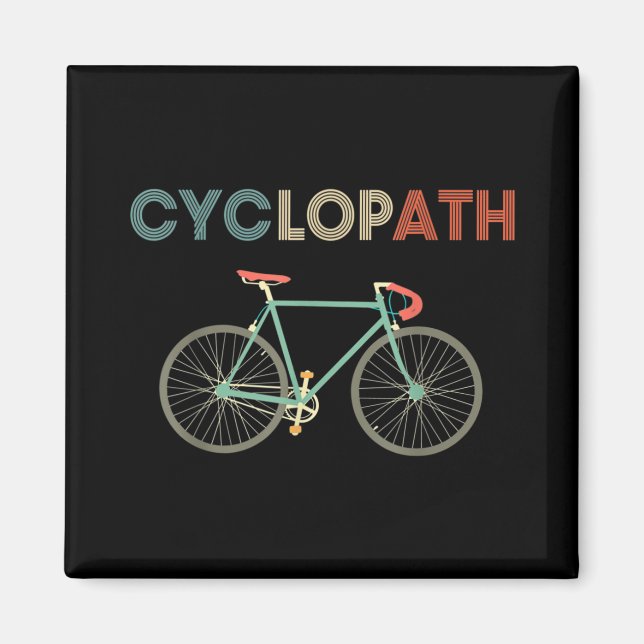 Imã Ciclo Funny Bicicleta Ciclista Humor (Frente)