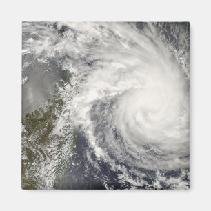 Imã Ciclone tropical Ivan que aproxima Madagascar