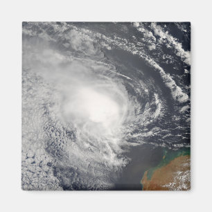 Imã Ciclone tropical Jacob que aproxima Austrália
