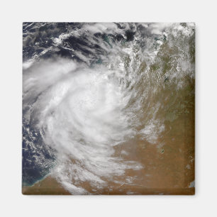 Imã Ciclone tropical Magda que vem em terra em Austral