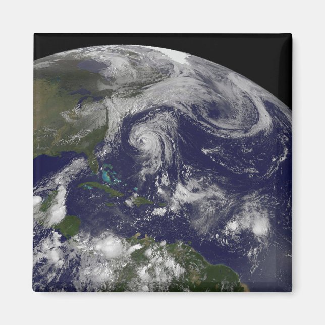 Imã Ciclones Tropicais Katia, Lee, Maria E Nate. (Frente)