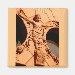 Imã Cidadãos de pedra - o bebê do granito em swaddli