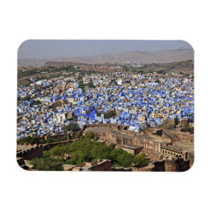 Ímã Cidade Azul vista do Forte Mehrangarh / Jodhpur,