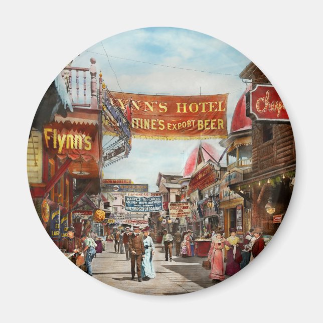 Imã Cidade - Coney Island NY - Bowery Beer 1903 (Frente)