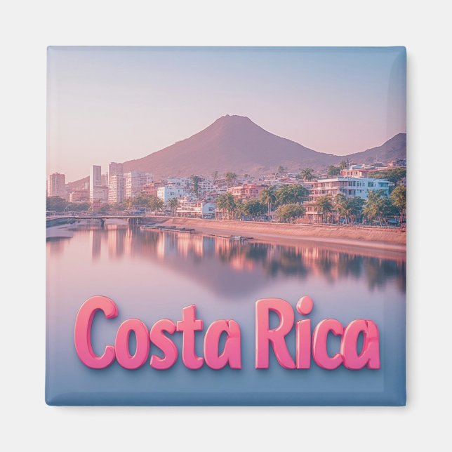 Imã Cidade Costeira Tropical da Costa Rica (Frente)