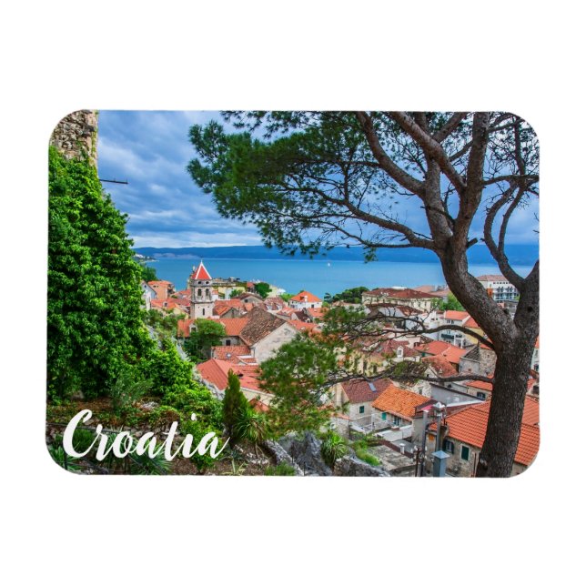 Ímã Cidade croata de Omis (Horizontal)