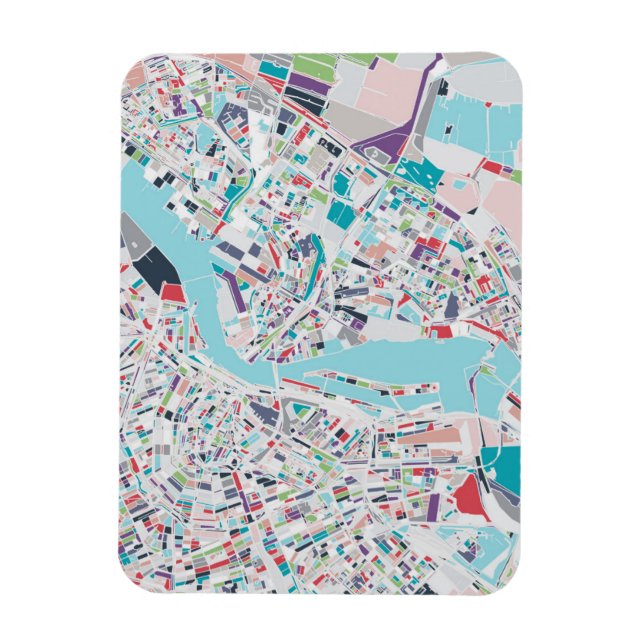 Ímã Cidade de Amesterdã (Vertical)