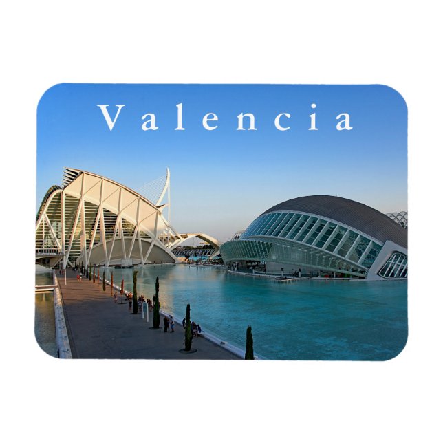 Ímã Cidade de Artes e Ciências. (Horizontal)