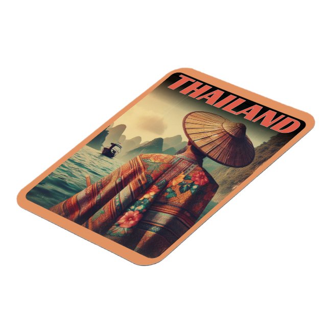 Ímã Cidade de Bangkok Tailândia antigos presentes viag (Left Side)