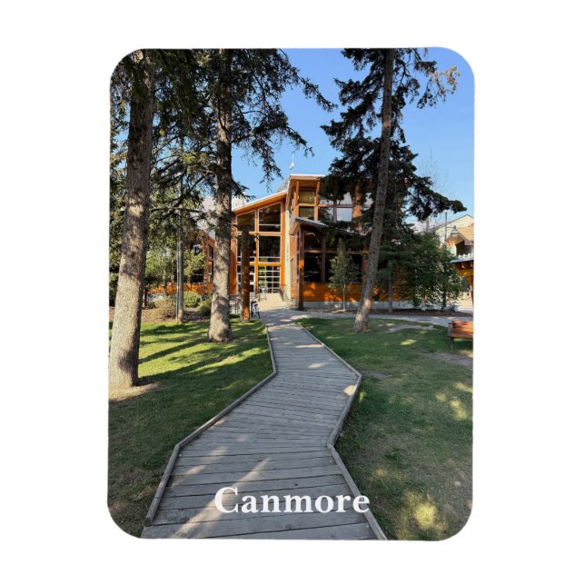 Ímã Cidade de Canmore em Alberta Canadá (Vertical)