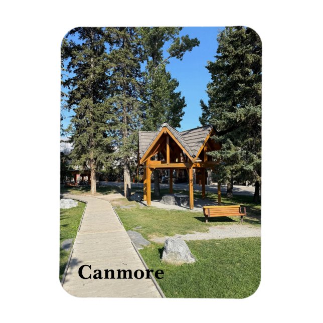 Ímã Cidade de Canmore em Alberta Canadá (Vertical)