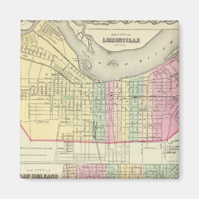 Imã Cidade De Louisville Kentucky (Frente)