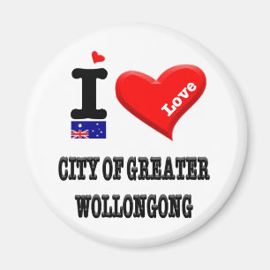 Imã CIDADE de MAIOR WOLLONGONG - amor de I