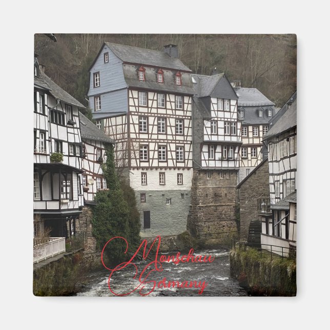 Imã Cidade de Monschau na Alemanha no inverno (Frente)