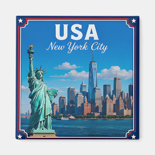 Imã 🗽 Cidade de Nova York EUA Memória da Visita ao Ho