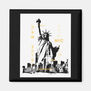Imã Cidade de Nova York Ny Nyc Estátua da Liberdade _1
