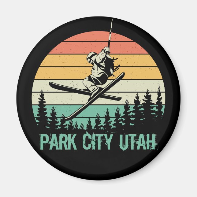 Imã Cidade de Park, Utah, vintage (Frente)