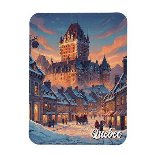 Ímã Cidade de Quebec Chateau Frontenac