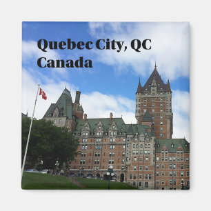 Imã Cidade de Quebec - ímã do turista de Frontenac d