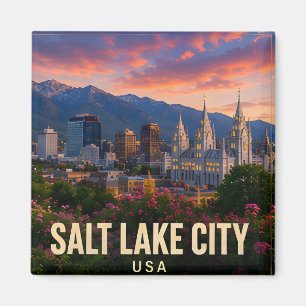 Imã Cidade de Salt Lake Utah Viagem pelo Vale Cênico