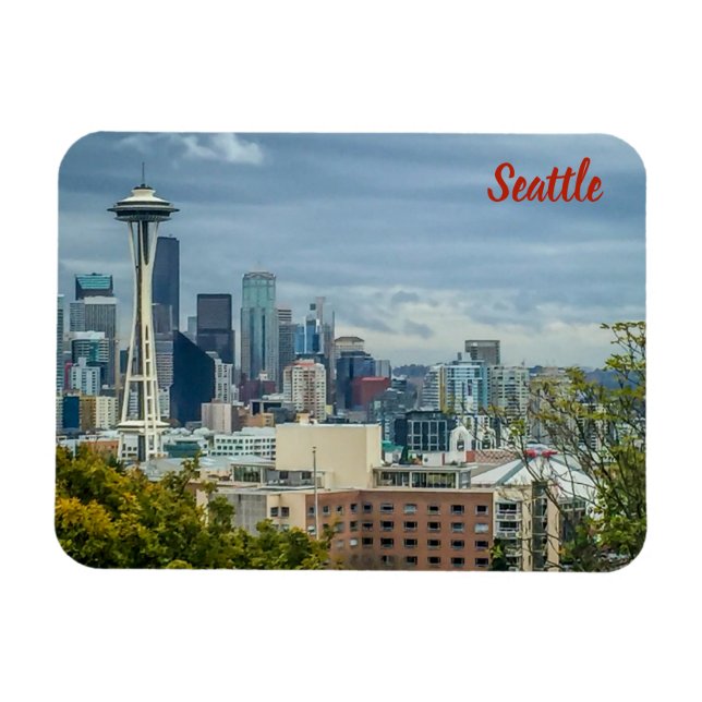 Ímã Cidade de Seattle Magnet (Horizontal)