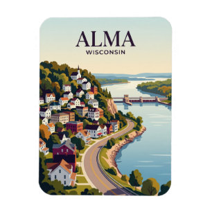 Ímã Cidade de Wisconsin EUA