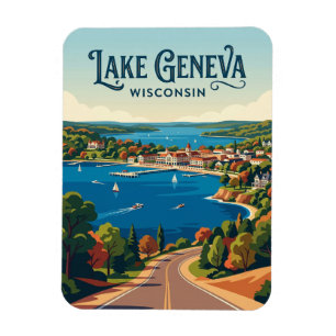 Ímã Cidade de Wisconsin EUA