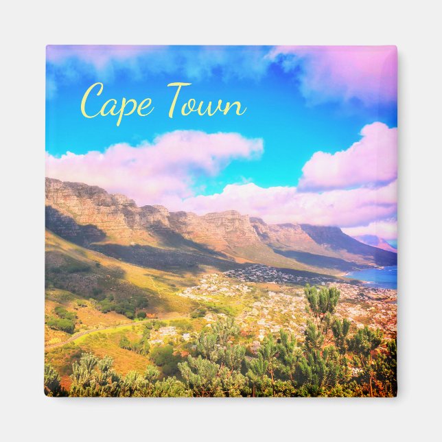 Imã Cidade do Cabo 12 Apostles Beach Ocean Mountain Ma (Frente)