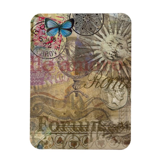 Ímã Cidade do Feriado em Roma, Itália, Viagem (Vertical)