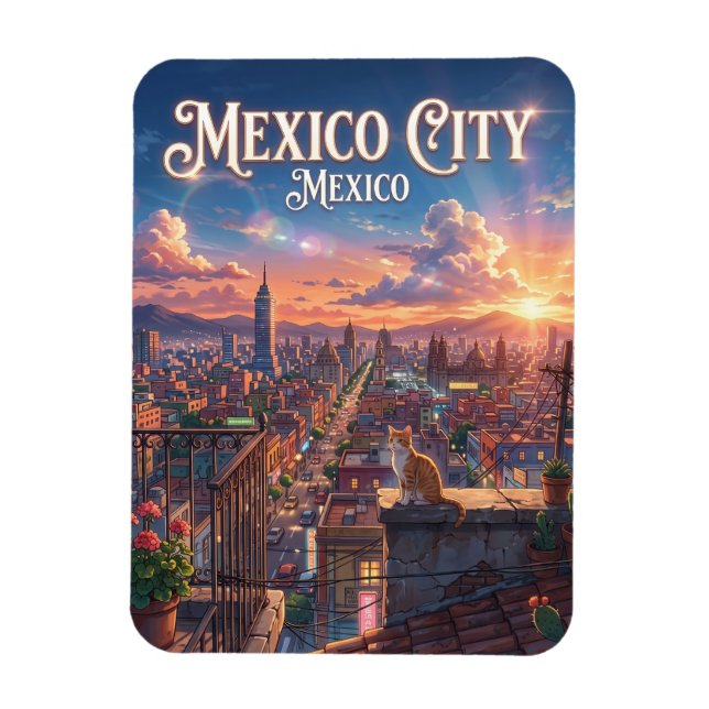 Ímã Cidade do México (Vertical)