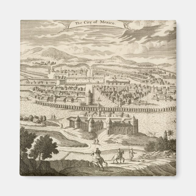 Imã Cidade do México, 1723 (gravura) (Frente)
