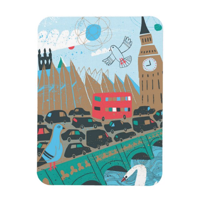 Ímã Cidade do Reino Unido (Vertical)