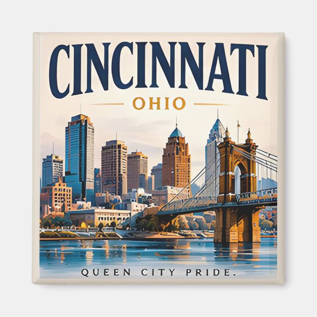 Imã Cidade do Rio Cincinnati (Frente)