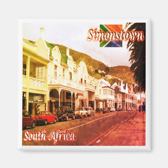 Imã CIDADE DO ZA021 SIMON, África DO Sul, geladeira, (Frente)