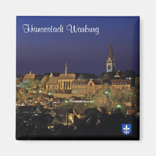 Imã Cidade hanseática Warburg com noitada