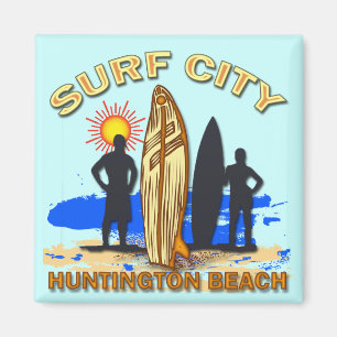 IMÃ CIDADE HUNTINGTON BEACH DO SURF