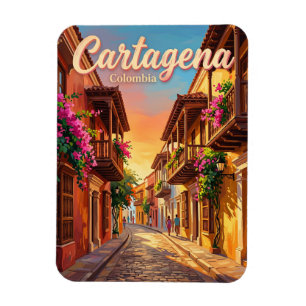 Ímã Cidade Murada de Cartagena Colômbia