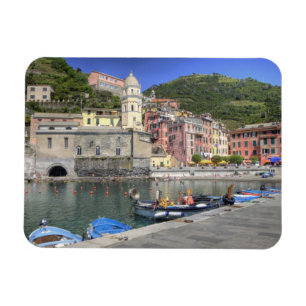 Ímã Cidade na encosta de Vernazza, Cinque Terre, Ligúr