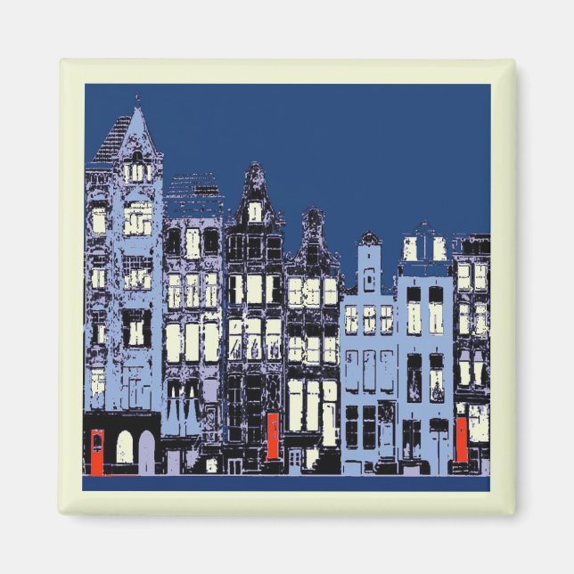 Imã Cidade Neerlandesa À Noite (Frente)