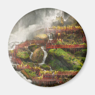 Imã Cidade - Niagara Cai NY - Caverna do tour dos vent