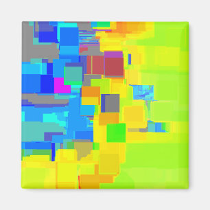 Imã "Cidade no Céu" Arte Geométrica